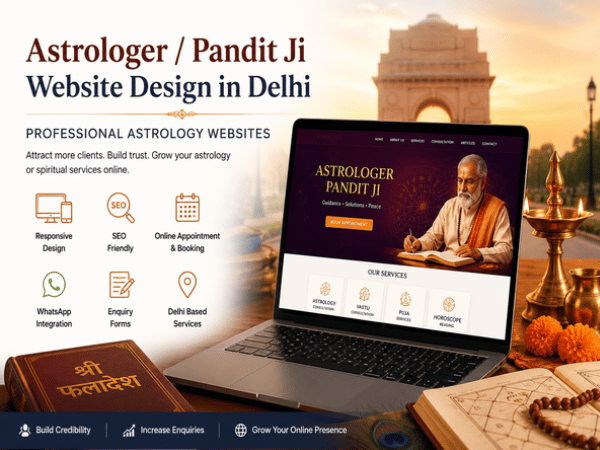 Astrologer / Pandit Ji Website Design in Delhi | Professional Astrology Websites