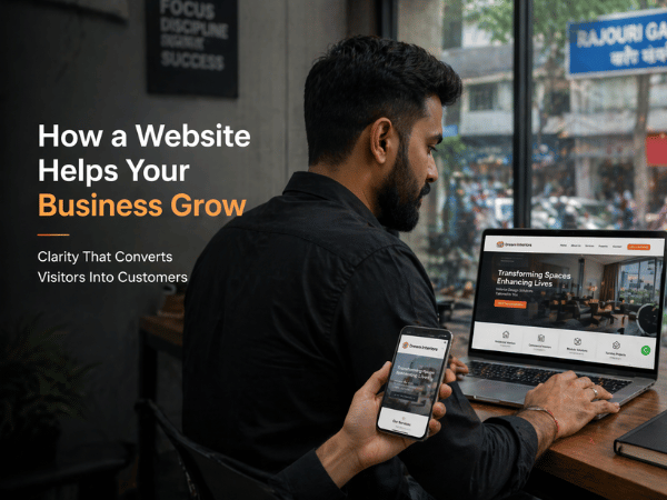 How a Professional Website Can Help Your Business Grow Faster in Rajouri Garden