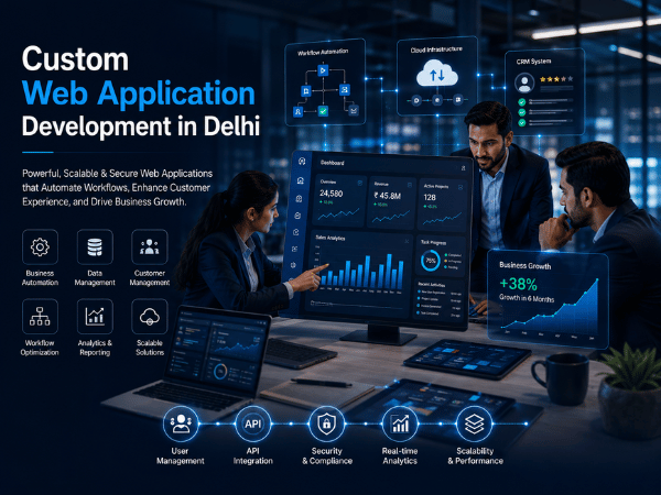 Custom Web Application Development in Delhi: Benefits, Process & Cost