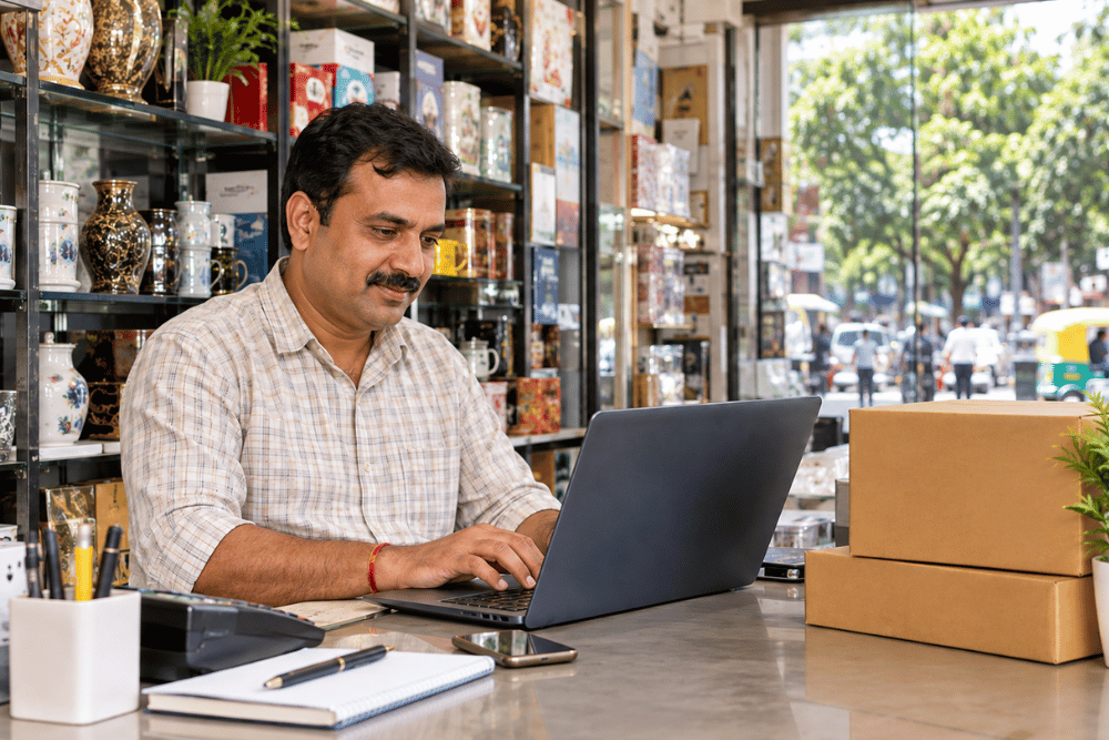 E-commerce website for a retail shop in Delhi