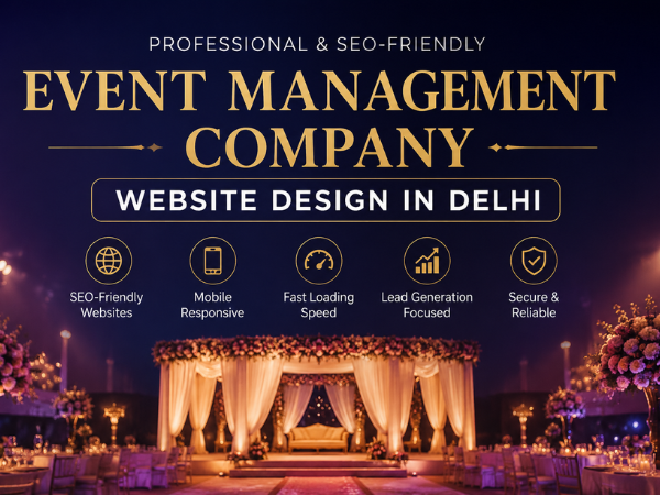 Event Management Company Website Design in Delhi