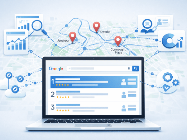 How Google Ranks Local Business Websites in Delhi