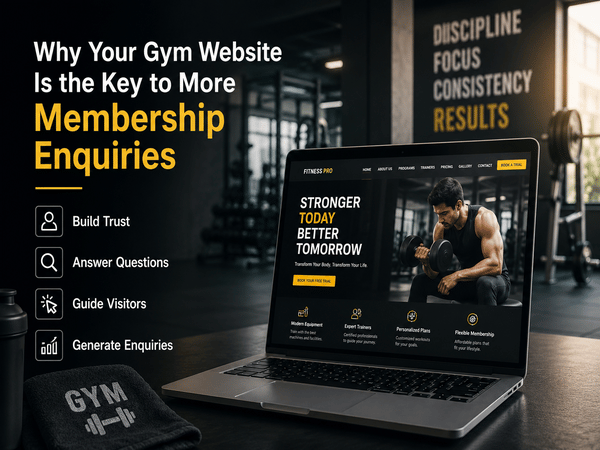 How Gym Websites Generate More Membership Enquiries and Trial Bookings