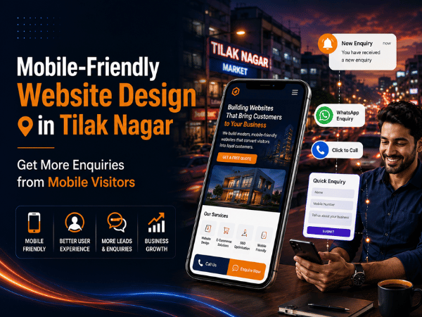 Mobile-Friendly Website Design in Tilak Nagar for Better Lead Generation