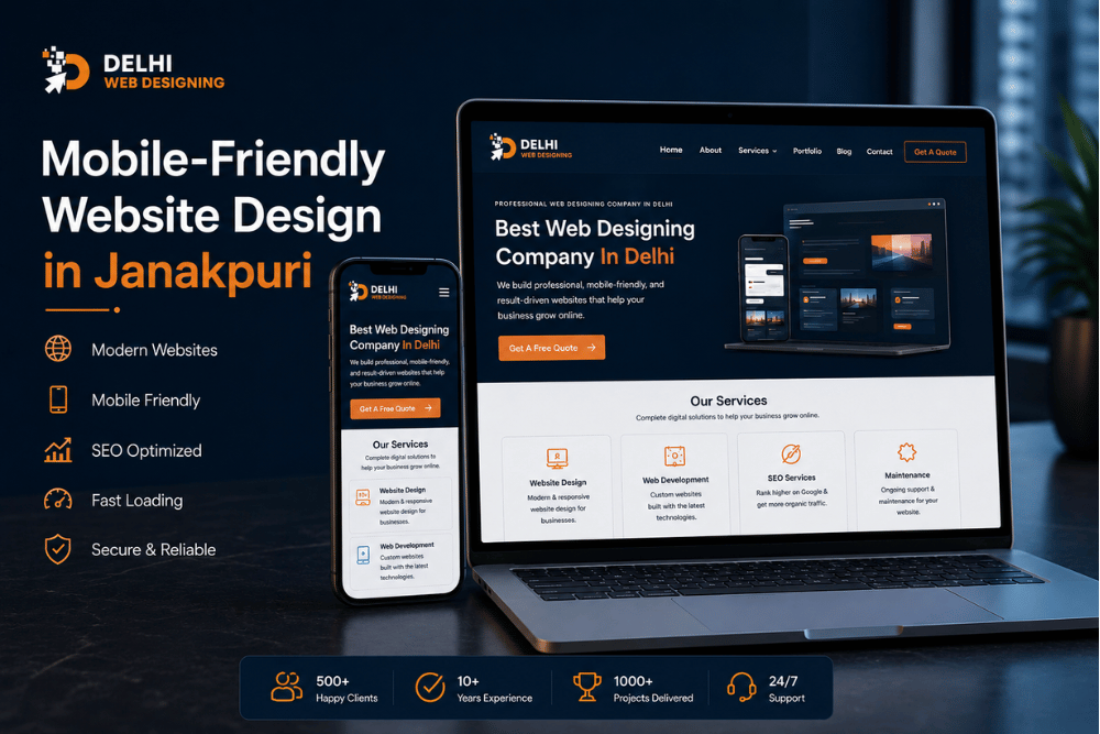 Mobile-Friendly Website Design in Janakpuri images