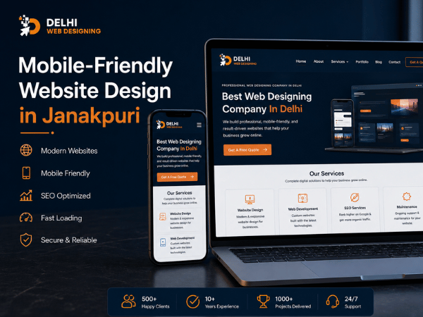 Mobile-Friendly Website Design in Janakpuri