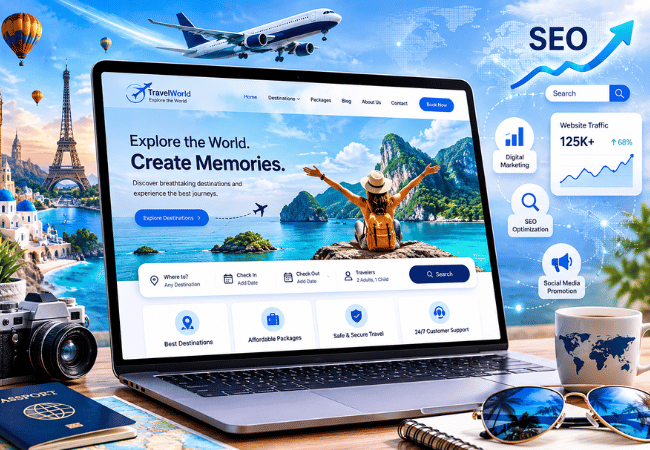 How Travel Websites Generate More Bookings: SEO Guide for Travel Businesses