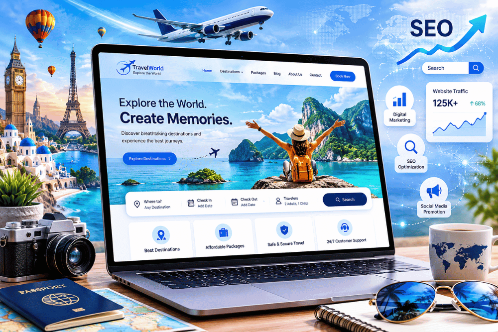 Travel website SEO and booking optimization guide for travel businesses