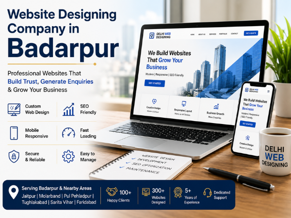 Website Designing Company in Badarpur for Business Growth