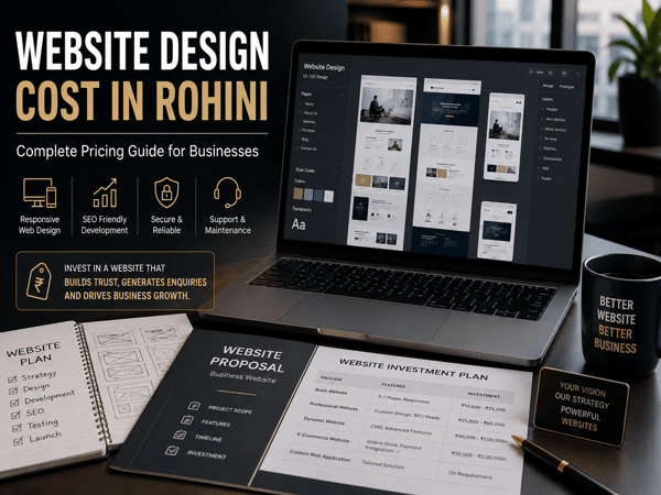 Website Design Cost in Rohini: Complete Pricing Guide for Businesses