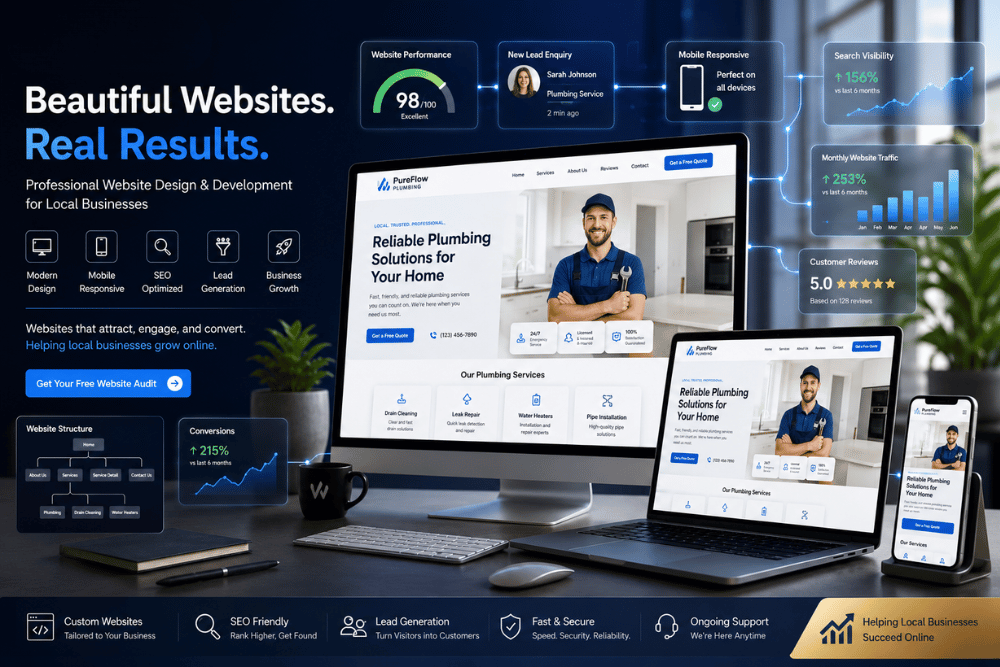 Professional Website Designing Company in Hari Nagar creating responsive SEO-friendly business websites