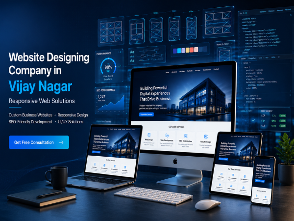 Website Designing Company in Vijay Nagar | Responsive Web Solutions