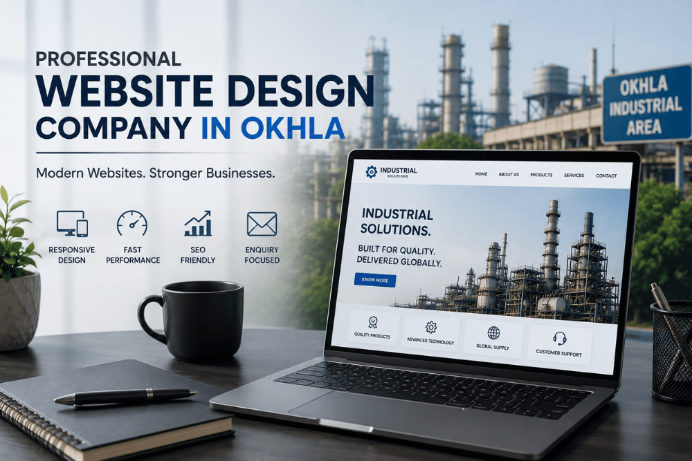 Professional website design for businesses in Okhla