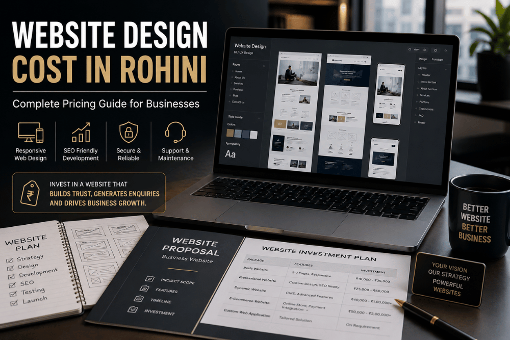 Website Design Cost in Rohini
