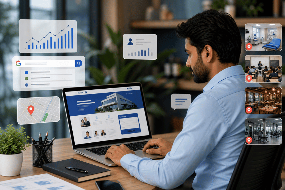 Professional website for local business growth in Palam