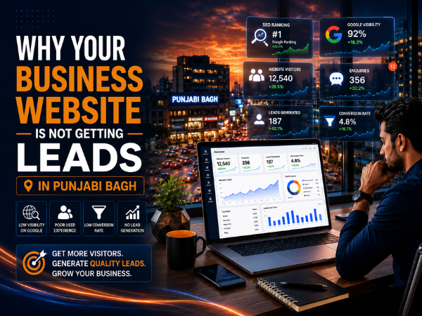 Why Your Business Website Is Not Getting Leads in Punjabi Bagh