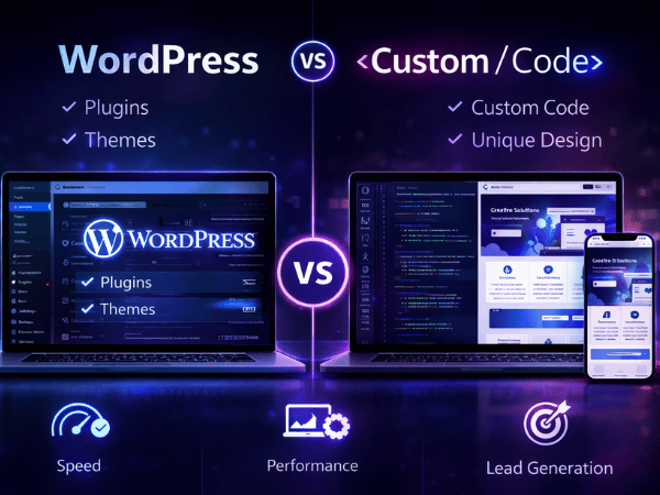 WordPress vs Custom Website for Business (Which One is Better in 2026?)